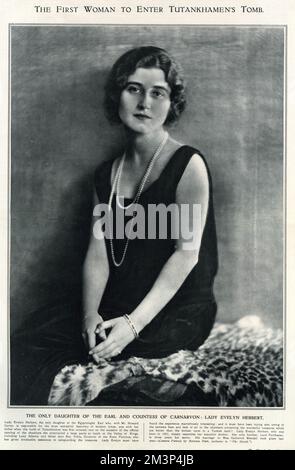 Lady Evelyn Herbert Banque D'Images