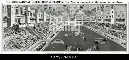 International Horse Show, Olympia, Londres Banque D'Images