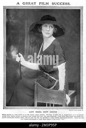 Lady Diana Duff Cooper Banque D'Images