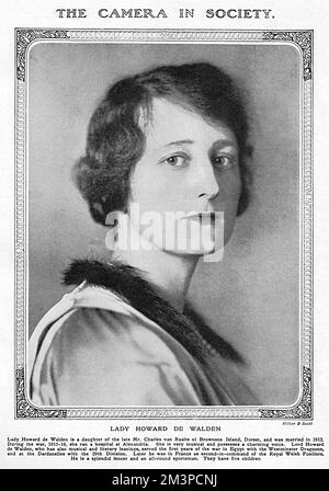 Lady Howard de Walden Banque D'Images