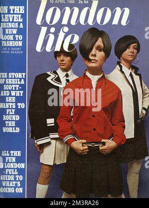 London Life Cover - on the Level - mode des années 1960 Banque D'Images