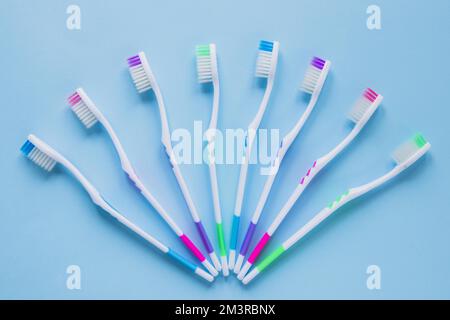 Composition de la brosse à dents. Résolution et superbe photo de haute qualité Banque D'Images