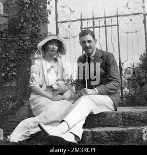 Lady Idina Sackville et M. Euan Wallace Banque D'Images