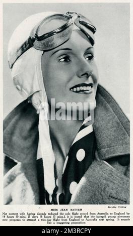 Jean Batten Banque D'Images