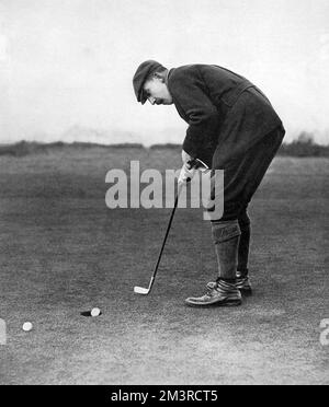 Prince Albert de Schleswig-Holstein au Sunningdale Golf Club Banque D'Images