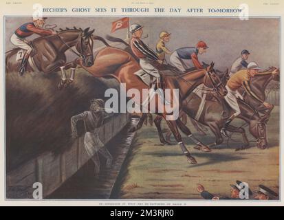 Becher's Ghost - le Grand National Banque D'Images