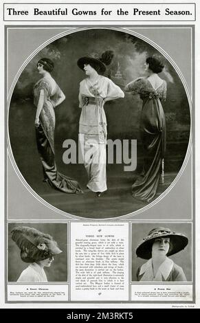 Belles robes pour la saison de printemps 1913 Banque D'Images