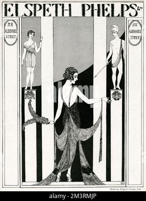 Publicité Elspeth Phelps, 1920 Banque D'Images