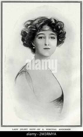 Lady Juliet Duff de Percival Anderson Banque D'Images