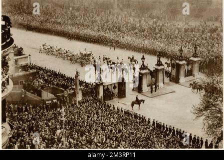 Couronnement - Roi George VI, Hyde Park 1937 Banque D'Images