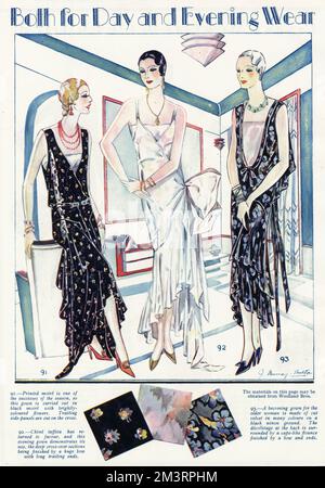 Robes pour femmes 1929 Banque D'Images