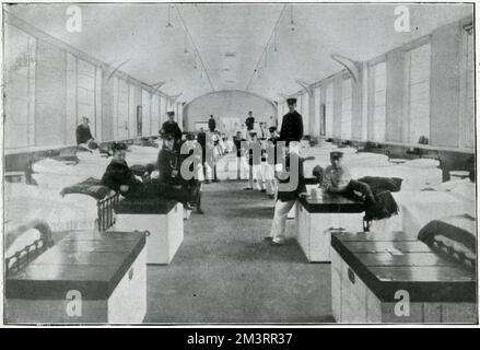 Le Royal Naval College à Osborne 1905 Banque D'Images