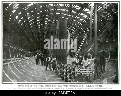 Le nouveau tunnel sous la Seine Banque D'Images