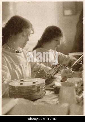 Staffordshire Potteries 1913 Banque D'Images