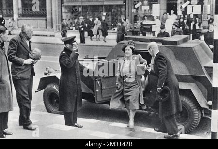 Une voiture blindée royale, 1940 Banque D'Images