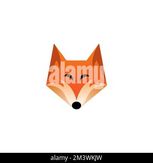 Illustration du vecteur Fox Mascot. Logo Fox Design moderne Illustration de Vecteur