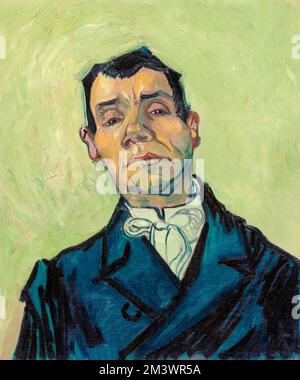 Portrait de Joseph Michel Ginoux, peinture à l'huile sur toile par Vincent van Gogh, 1888 Banque D'Images