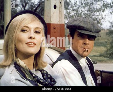 Bonnie et Clyde Faye Dunaway et Warren Beatty Banque D'Images