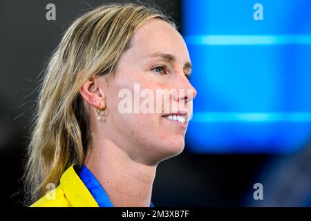 Melbourne, Australie. 17th décembre 2022. Emma McKeon d'Australie, Gold à la finale des femmes acrobates 50m lors des Championnats du monde de natation de la FINA au Melbourne Sports and Aquatic Centre à Melbourne, Australie, 17 décembre 2022. Photo Giorgio Scala/Deepbluemedia/Insidefoto crédit: Insidefoto di andrea staccioli/Alamy Live News Banque D'Images