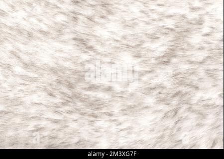 Fausse fourrure de loup blanc, surface, gros plan, d'en haut. Fausse fourrure en fibres synthétiques. Velours de tissu et alternative à la fourrure pour les animaux. Banque D'Images