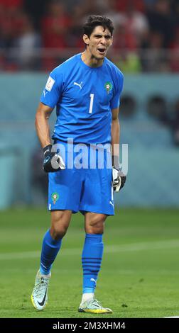 Doha, Qatar. 17th décembre 2022. Yassine Bounou, du Maroc, lors du match de la coupe du monde de la FIFA 2022 au stade international de Khalifa, Doha. Le crédit photo devrait se lire: David Klein/Sportimage crédit: Sportimage/Alay Live News Banque D'Images