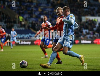 Victor Gyokeres de Coventry City pendant le match de championnat Sky Bet à Coventry Building Society Arena, Coventry. Date de la photo: Samedi 17 décembre 2022. Banque D'Images