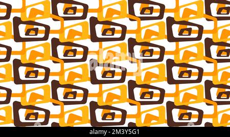 Motif vectoriel géométrique sans couture, design scandinave Illustration de Vecteur