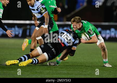 Newcastle, Royaume-Uni. 17th décembre 2022. Tom Marshall de Newcastle Falcons en action lors du match de la coupe européenne de rugby à XV entre Newcastle Falcons et Cardiff Blues à Kingston Park, Newcastle, le samedi 17th décembre 2022. (Credit: Chris Lishman | MI News) Credit: MI News & Sport /Alay Live News Banque D'Images