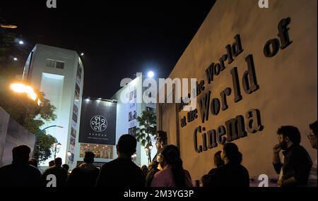 Complexe de Nandan pendant le Festival international du film de Kolkata (KIFF). Nandan, Département de l'information et des affaires culturelles, Gouvernement de l'Ouest B. Banque D'Images