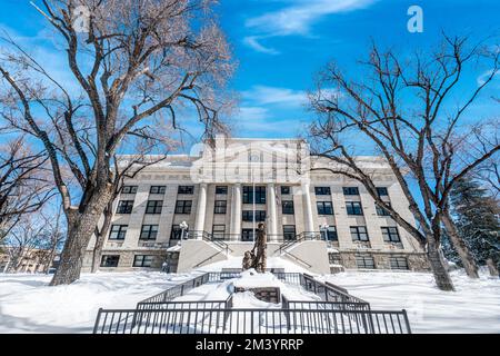 Prescott arizona en hiver Banque D'Images