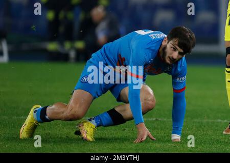 Naples, Italie. 17th décembre 2022. Khvicha Kvaratskhelia de Naples pendant Napoli vs Villareal, match de football amical à Napoli, Italie, 17 décembre 2022 crédit: Agence de photo indépendante/Alamy Live News Banque D'Images