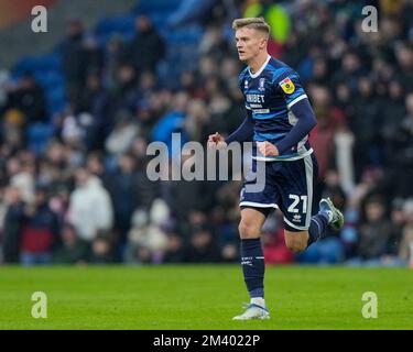 Burnley, Royaume-Uni. 17th décembre 2022. Marcus Forss #21 de Middlesbrough pendant le match de championnat de Sky Bet Burnley vs Middlesbrough à Turf Moor, Burnley, Royaume-Uni, 17th décembre 2022 (photo de Steve Flynn/News Images) à Burnley, Royaume-Uni le 12/17/2022. (Photo de Steve Flynn/News Images/Sipa USA) crédit: SIPA USA/Alay Live News Banque D'Images