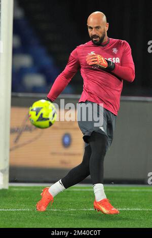 Naples, Italie. 17th décembre 2022. Pepe Reina joueur de Villareal, pendant un match amical que entre Napoli vs Villareal résultat final, Napoli 2, Villareal 3. Match joué au stade diego armando maradona. Crédit: Vincenzo Izzo/Alamy Live News Banque D'Images