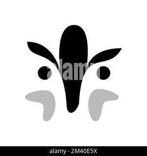 Blaireau vectoriel de style plat Illustration de Vecteur