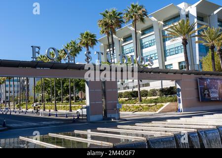 L'entrée de Fox Studio à Los Angeles, Californie, États-Unis. Banque D'Images