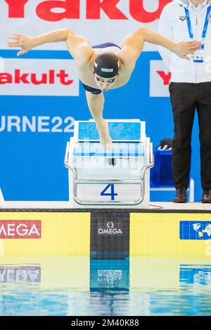 Melbourne, Victoria, Australie. 16th décembre 2022. MELBOURNE, AUSTRALIE - DÉCEMBRE 16 : Daiya SETO (JPN) sur la voie de la victoire de la finale BreastStroke masculin 200m aux Championnats du monde de natation de courte durée de la FINA 2022 au Centre sportif et aquatique de Melbourne sur 16 décembre 2022 à Melbourne, Australie (Credit image: © Chris Putnam/ZUMA Press Wire) Banque D'Images