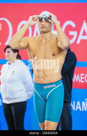 Melbourne, Victoria, Australie. 16th décembre 2022. MELBOURNE, AUSTRALIE - DÉCEMBRE 16 : Florent MANAUDOU (FRA) avant la demi-finale Freestyle masculin de 50m le quatrième jour des Championnats du monde de natation de la FINA de 2022 à Melbourne Sports and Aquatic Centre on 16 décembre 2022 à Melbourne, Australie (Credit image: © Chris Putnam/ZUMA Press Wire) Banque D'Images