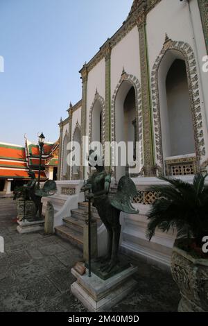 Vue sur les monomants situés à bangkok Banque D'Images