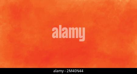 Arrière-plan grunge orange avec espace pour le texte, abstrait peinture d'arrière-plan grunge aquarelle, tendance magnifique arrière-plan de texture moderne et élégant Illustration de Vecteur