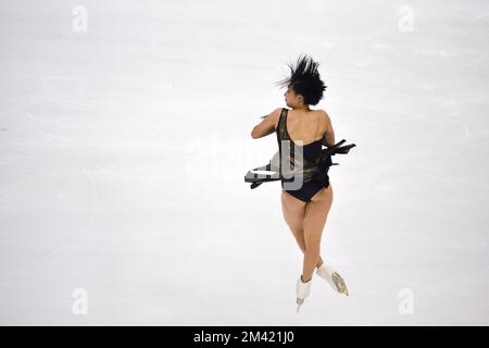 Kaon Sakamoto lors de la finale 2022 du Grand Prix de patinage artistique de l'UIP à Palavela on 09 décembre 2022 à Turin, en Italie. Banque D'Images