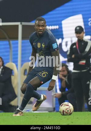 18.12.2022, Lusail iconic Stadium, Doha, QAT, coupe du monde FIFA 2022, finale, Argentine contre France, dans l'image de l'avant de la France Marcus Thuram Banque D'Images