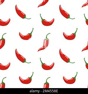 Motif piment rouge Illustration de Vecteur