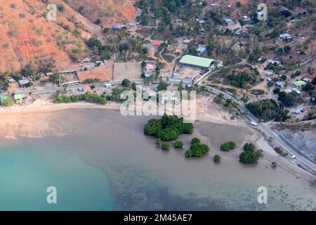 Timor oriental voir d'en haut Banque D'Images