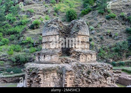 Najigram tokar dara stupa dans le district de tehsil barikot swat, KPK, Pakistan Banque D'Images