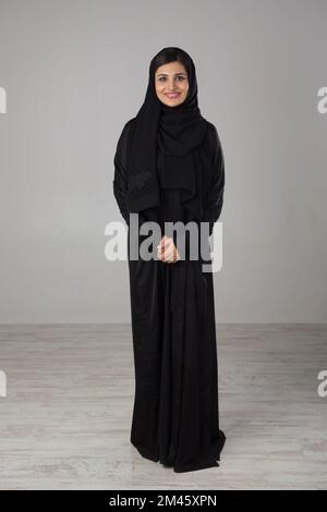 Portrait d'une jeune femme arabe. Banque D'Images