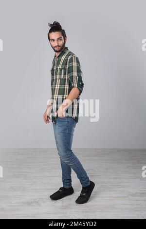 Portrait d'un expatrié arabe. Banque D'Images