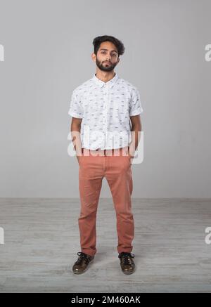 Portrait d'un arabe expatrié. Banque D'Images