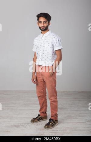 Portrait d'un arabe expatrié. Banque D'Images