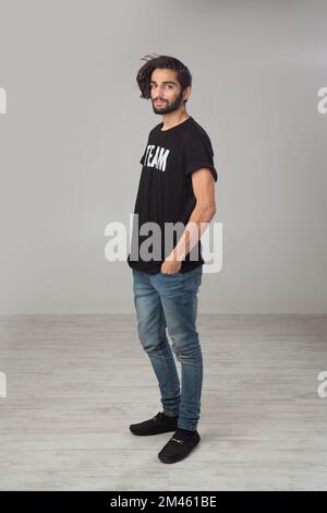 Portrait d'un homme arabe expatrié Banque D'Images