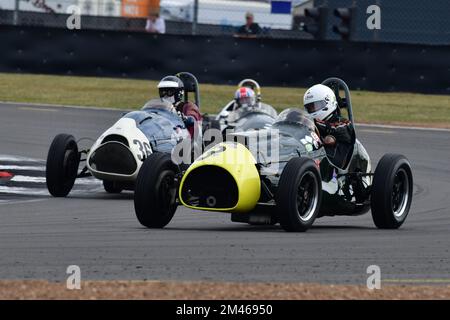 Chris Phillips, Cooper Bristol Mk2, Erik Staes, Cooper Bristol Mk2, HGPCA Pre ’66 Grand Prix Cars, Historic Grand Prix Cars Association, deux vingt miles Banque D'Images